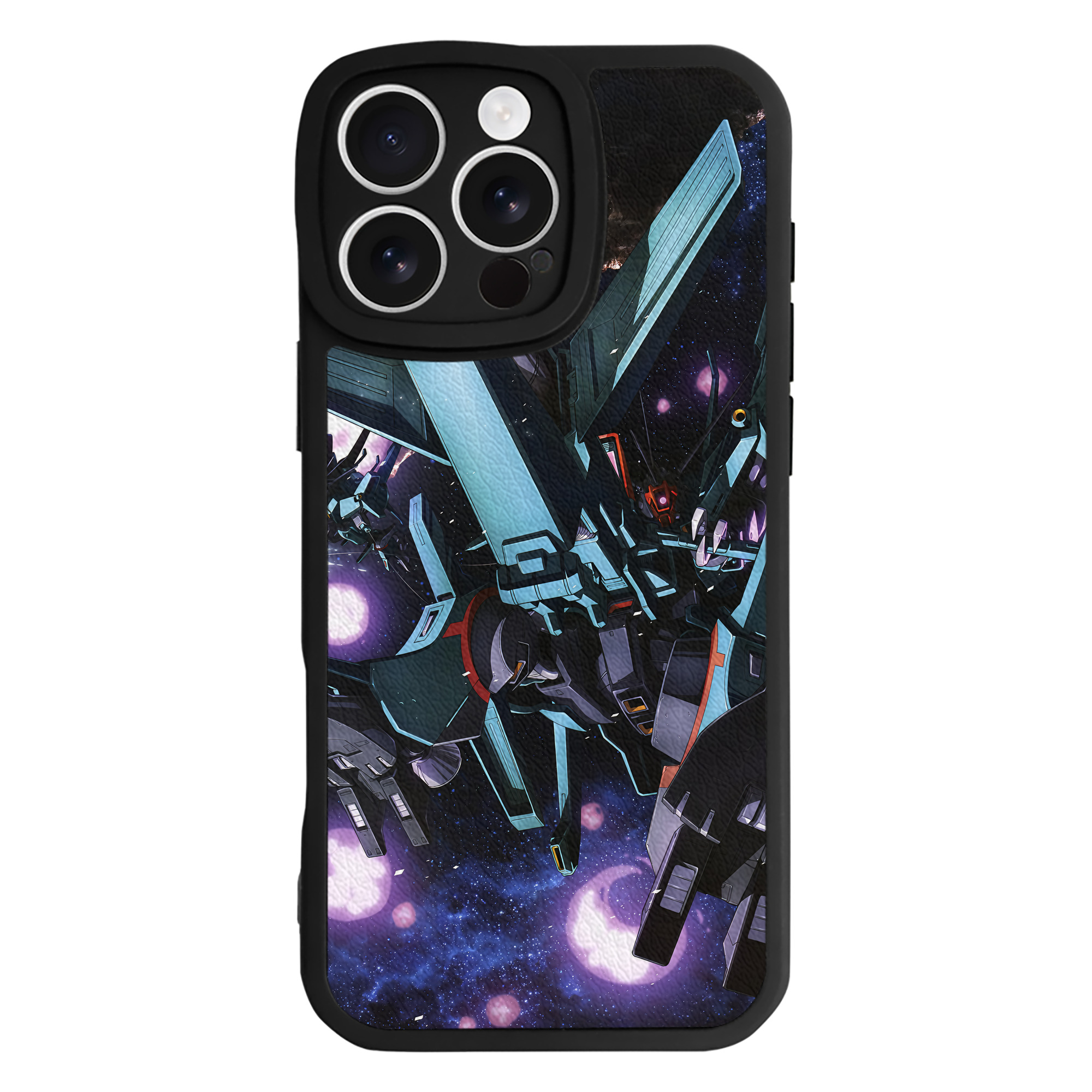 （画像用） 機動戦士ガンダム Mobile Suit Gundam 【iPhone 16シリーズ対応】シリコンスマホケース（レザー調） 材質：シリコン
